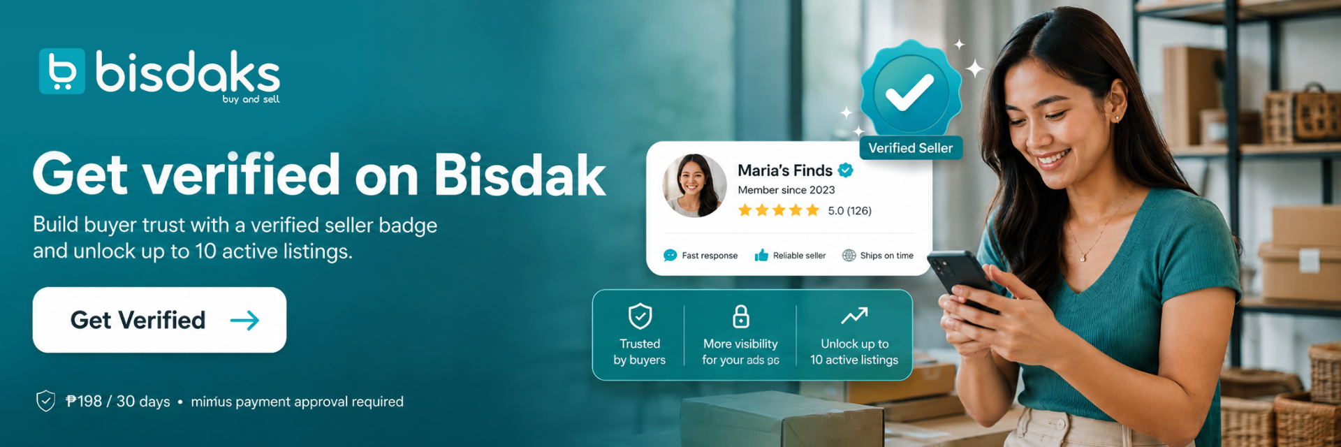 Get verified on Bisdak